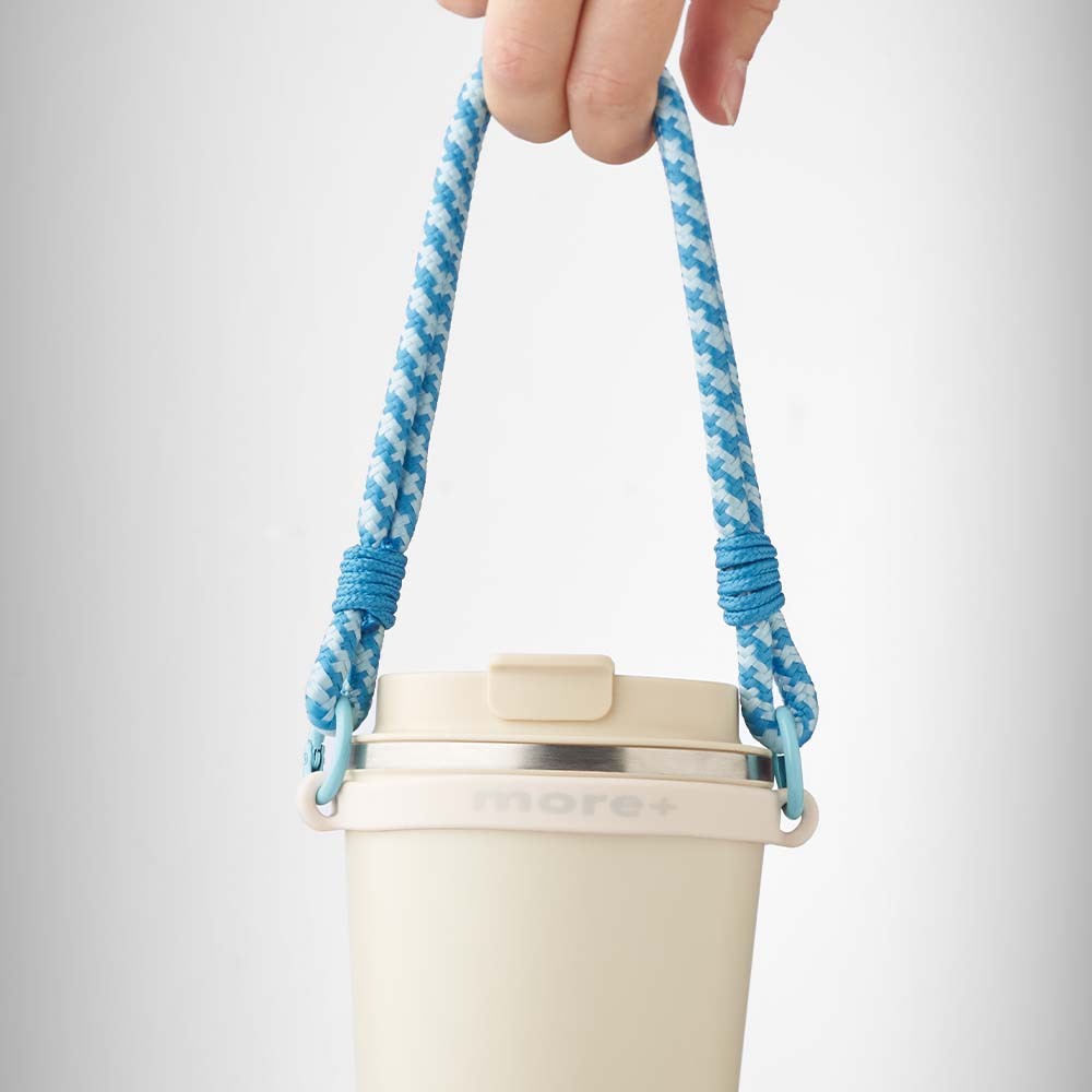 MLBH02 2-tone cord bottle carrier with logo label