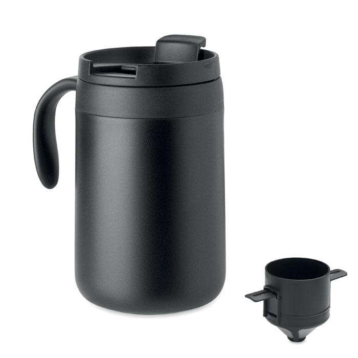 Cafetito Double wall mug coffee filter