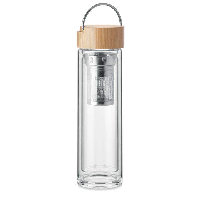 Batami Double wall glass bottle 400ml