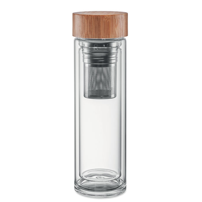 Batumi Glass Double wall glass bottle 420ml